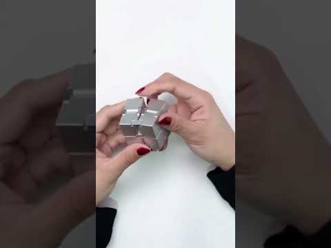Joeyank Fidget Cube Prime: Metal Infinity Cube for Stress Relief, Durable Sensory Gifts.|-IoT Hub BD