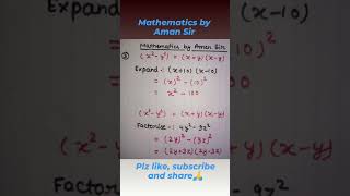 #algebra #class9thmath #math #algebraicidentities #mathmatics #mathematics #mathematicsbyamansir