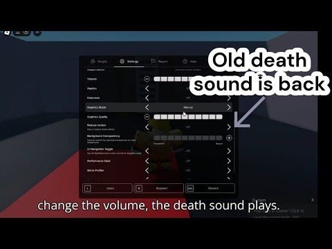 Returning the 'Oof' sound in Roblox