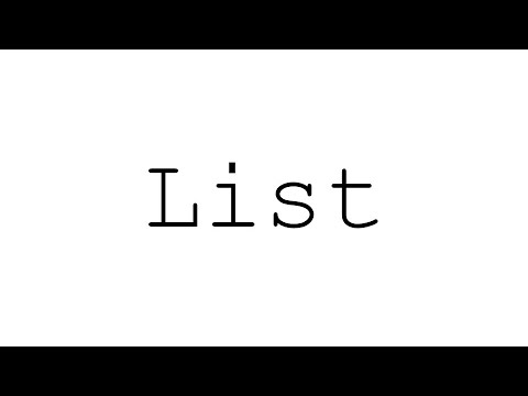 Lists in Python