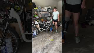 My biking leg (prosthetic!)! GRWM amputee bike ride