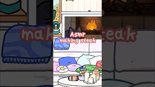 Asmr making steak 🥩😋 #tocalifeworld #tocahousetour #tocaboca #fyp #fypシ
