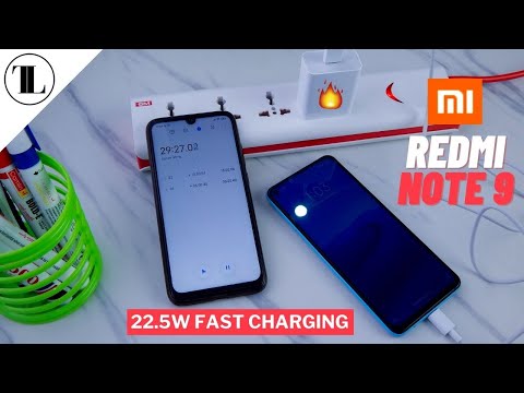 Redmi Note 9 Charging Test ⚡ 22.5W Fast Charging?
