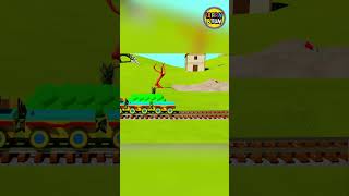 The Fruit Train | Learn Fruit Names #shorts