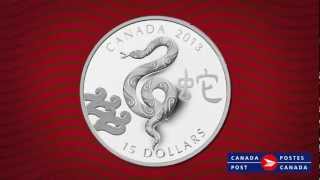 Year of the Snake Canada Post 廣東話