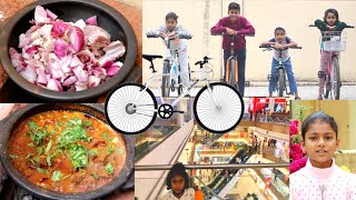 Simple Mutton Curry | Bamboo Plates | My New Bycycle Rockrider | Decathlon | Oysterbay Restaurant