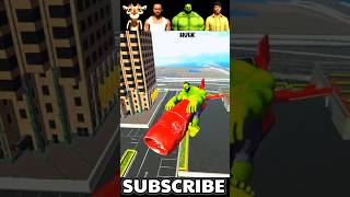 🤯CHARCTERS JUMP CHALLENGE WITH FLYING BIKE 😱🔥INDIAN BIKE DRIVING 3D #shorts #gaming #challenge #gta