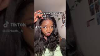 Yeahhhh! It's actually a wig😏 #ilikehaircom #kinkyedges