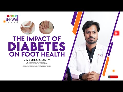 Preventing Foot Issues in Diabetes: Guidance by Dr. Venkataram | Be Well Hospitals