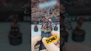 Khorne Berzerkers, done! #warhammer #warhammer40k #worldeaters