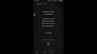 Third party Font customization in Redmi Devices after miui 9.5.4.0 version