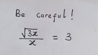 Interesting algebraic equation | Can you solve ?