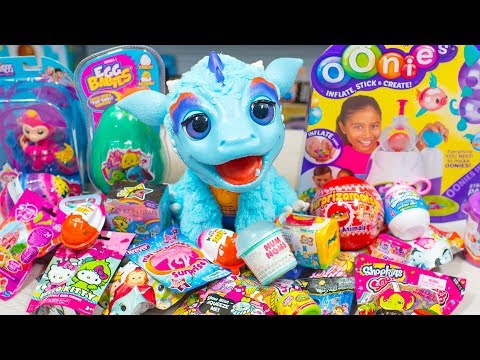 HUGE Furreal Friends Surprise Egg Oonies Fingerlings Blind Bags Toys for Girls Kinder Playtime