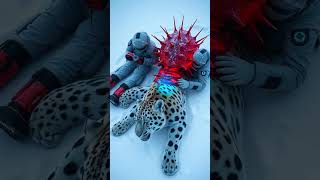 “Frozen Parasite Attack on a  Tiger !#tiger #leopard #airescue