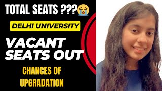 Complete detail analysis of VACANT SEATS 2025 ROUND 1 ALLOCATION @Simplified..