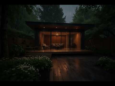 Raining Night -Sound of the rain. Relaxing sleep sound #soothingmeditationrelax #serenescenery