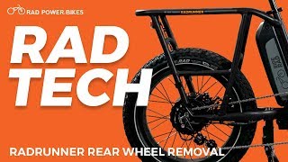 RadRunner Rear Wheel Removal | Rad Tech