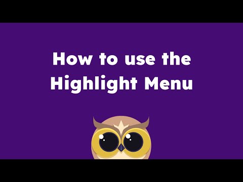 How to Use the Highlight Menu | Helperbird Tutorials