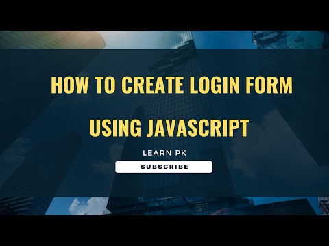 login pop up using JavaScript || login form JavaScript || JavaScript in html