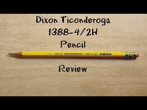 Dixon Ticonderoga 1388-4 / 2H Pencil Review