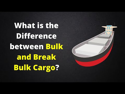 Wat is the Difference between Bulk and Break Bulk Cargo  Daily Logistics