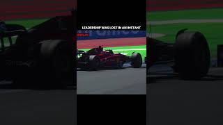 Leclerc losing the lead