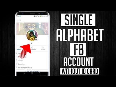 How to Make Single Alphabet Name on Facebook 🔥 | How to Make Single Letter Name on Facebook | Eng