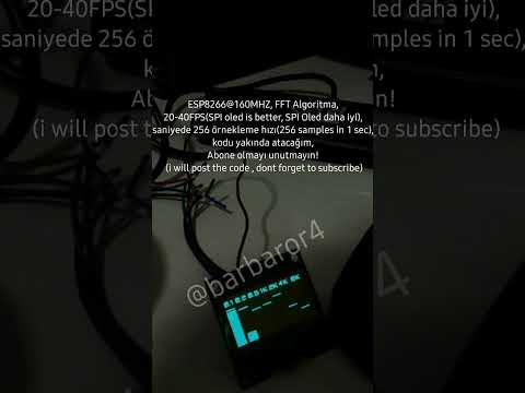 DIY Spectrum analyzer w/ ESP8266