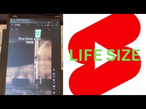 A LIFE SIZED YouTube Short Viewer!