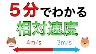 相対速度【物理基礎・物理】はこれで分かる！