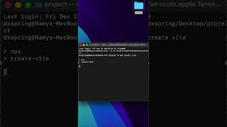 Create Vite REACT JS New App