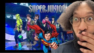 Super Junior - Superman, 슈퍼주니어 - 슈퍼맨, Music Core 20110806 Reaction