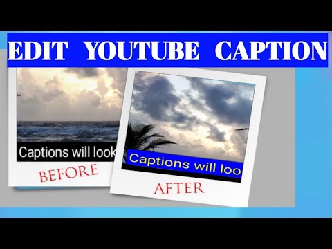 How to edit caption in youtube | youtube mein caption kaise edit Karen