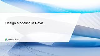 Cert Prep for Prof. Revit for Architectural Design Lesson 1: Intro to Design Modeling in Revit