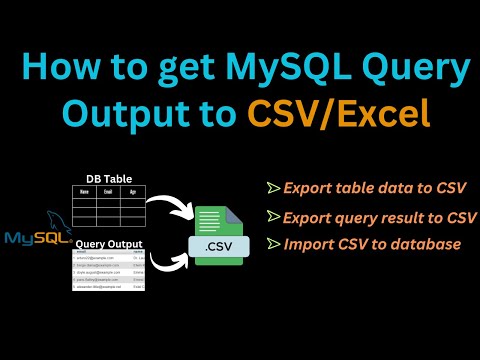 Export MySQL Data to CSV and Import in  SECONDS using phpMyAdmin