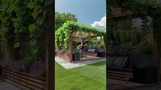 Durable Aluminum Pergola For Garden | Ultimate Backyard Oasis for Outdoor Living #shorts #pergola