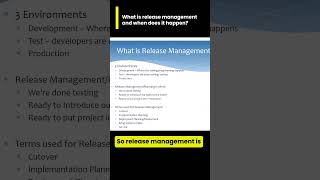 What is Release Management and When Does it Happen? #agiledevelopment #businessanalysts #scrum