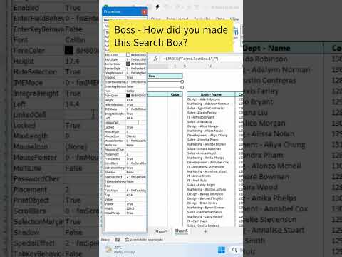 Search box with filter #excel #excelexpert #exceltips #microsoftexcel #excelcourse