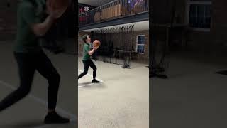 Easy trickshot #basketball #trickshots #firsttry