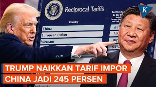 Terbaru! Trump Naikkan Tarif Impor China hingga 245 Persen