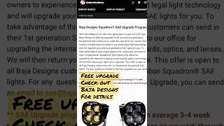 #freeupgrade for your #sae #bajadesignsofficial #foglights   Check their website for more #info #psa