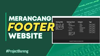 Cara Membuat Footer Html Css - Footer Website Html Css