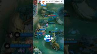 How? 1 vs 5 ☠️ #mplph #mlbbgameplay #mplphilippines #mlbbhighlights #mpl #shorts #yawiesports