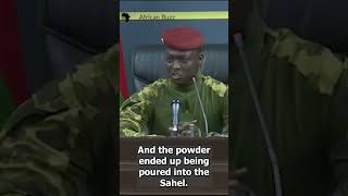 TRAORE REVEALS DETAILS OF A FRENCH NGO FUNDING REBELS SAHEL