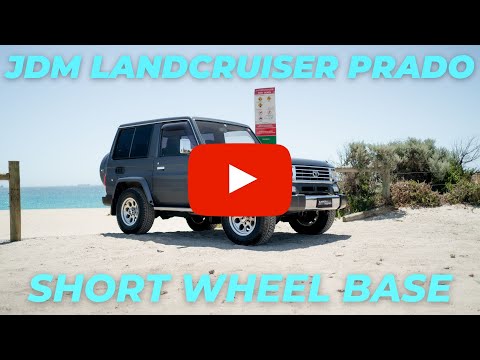 JDM Toyota LandCruiser Prado Turbo Diesel Short Wheel Base 1KZ 5 Speed Manual