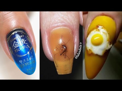 【30連発】天才的な面白ネイルアートがツッコミどころ満載過ぎるｗｗｗ【ツッコミ系youtuber】【変わったマニキュア】