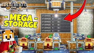I built a HUGE STORAGE SYSTEM in Minecraft Create Mod