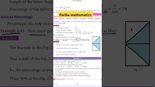 7th maths example 2.13 term 3 samacheerkalvi fariha mathematics  #shorts #maths #7thmaths #ytshorts