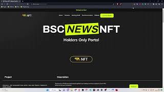 BSC News NFT: Holder Portal Showcase
