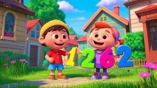 One, Two, Let’s Count to Ten! | Popular Nursery Rhyme | Educational Kids Songs